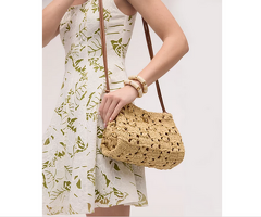 Сумка через плечо Layla Floral Raffia - 8